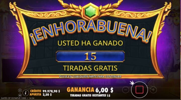 Gates of Olympus 1000 slot lanzamiento de la ronda de giros gratis 